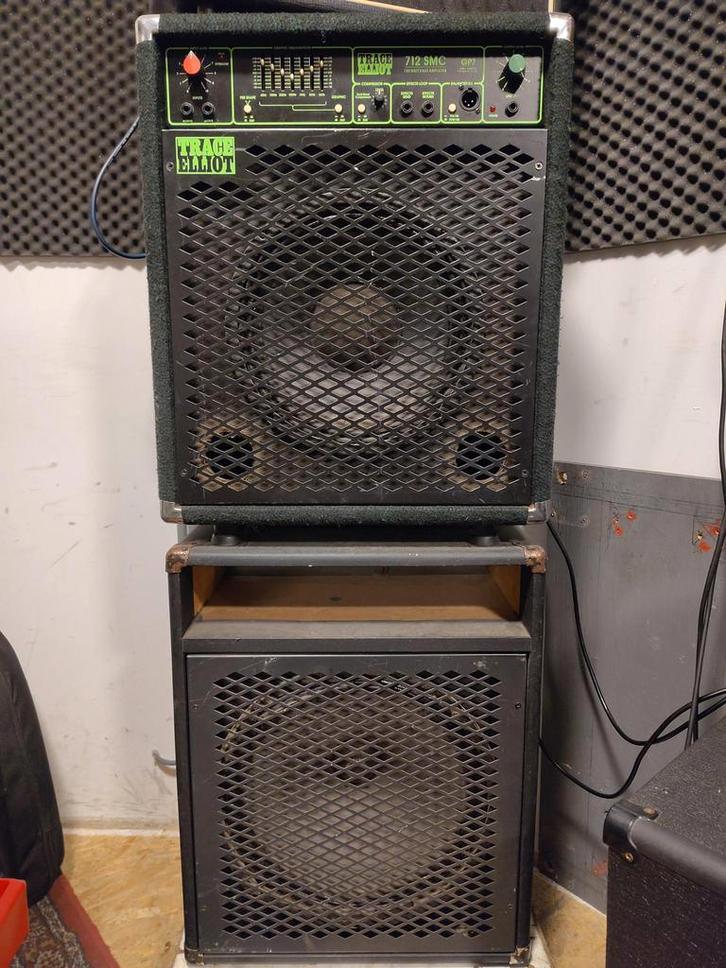 Trace Elliot 712smc bass versterker + cabinet, Muziek en Instrumenten, Versterkers | Bas en Gitaar, Gebruikt, Basgitaar, 100 watt of meer
