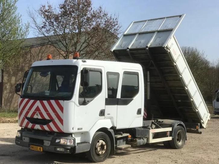 Renault Midlum Kipper Tipper Open Laadbak (bj 2005), Auto's, Vrachtwagens, Bedrijf, Te koop, ABS, Cruise Control, Elektrische ramen