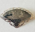 Siam zilveren niëllo broche, Minder dan 4 cm, Ophalen of Verzenden, Zo goed als nieuw, Zilver