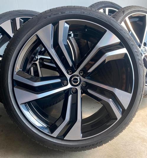22” Originele Volvo XC90 R-design Velgen + Zomerbanden, Auto-onderdelen, Banden en Velgen, Banden en Velgen, Zomerbanden, Overige maten