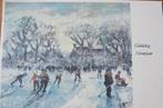 Gelukkig nieuwjaar- schaatspret door Pieter Moleveld - nieuw, Verzenden, 1980 tot heden, Ongelopen, Overige thema's