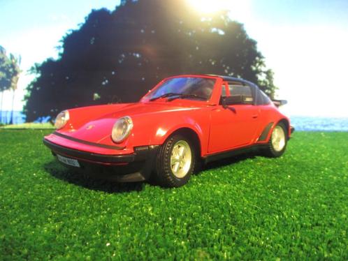 1/16 Porsche 930 911 Cabrio Turbo Soft Top - Polistil Rood, Hobby en Vrije tijd, Modelauto's | 1:18, Overige merken, Ophalen of Verzenden