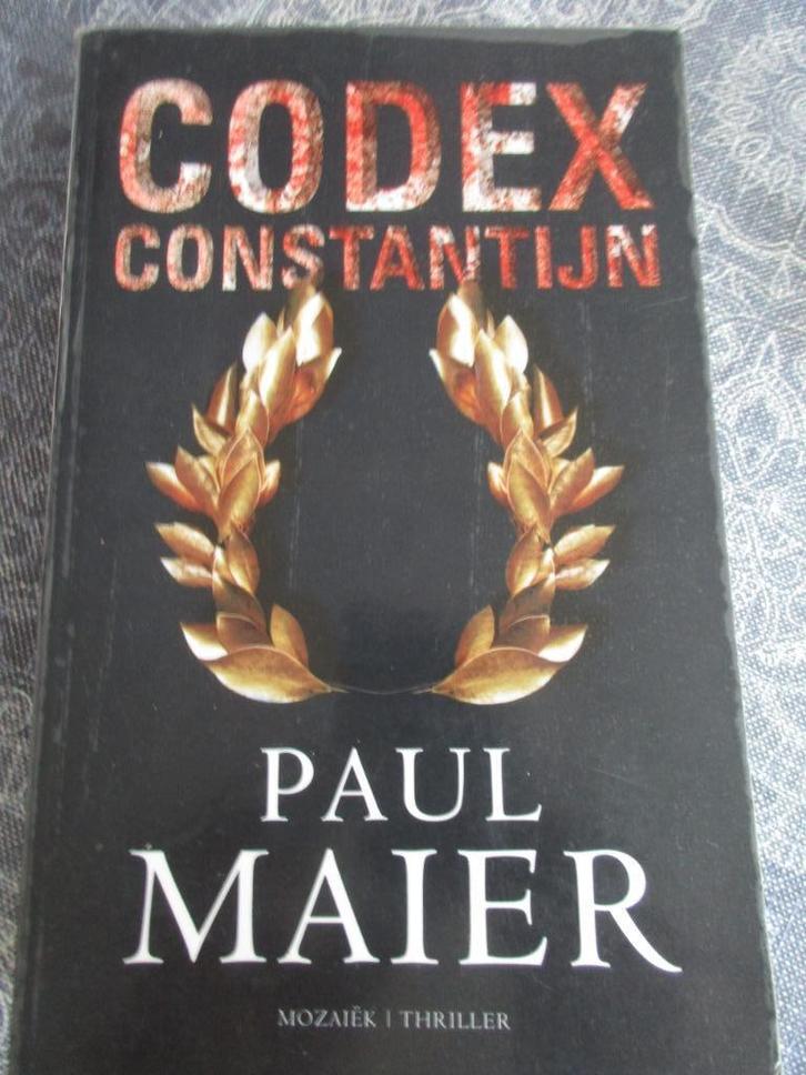 thriller Paul Maier - Codex Constantijn, Boeken, Thrillers, Gelezen, Ophalen of Verzenden