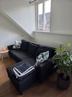 Gratis! Slaapbank met opbergruimte!, Huis en Inrichting, Slaapkamer | Slaapbanken, Ophalen, Gebruikt, Tweepersoons, Zwart