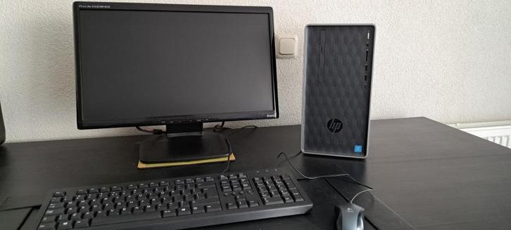 Desktop HP Pavilion, Computers en Software, Desktop Pc's, Gebruikt, 3 tot 4 Ghz, HDD, SSD, 8 GB, Met monitor, Ophalen