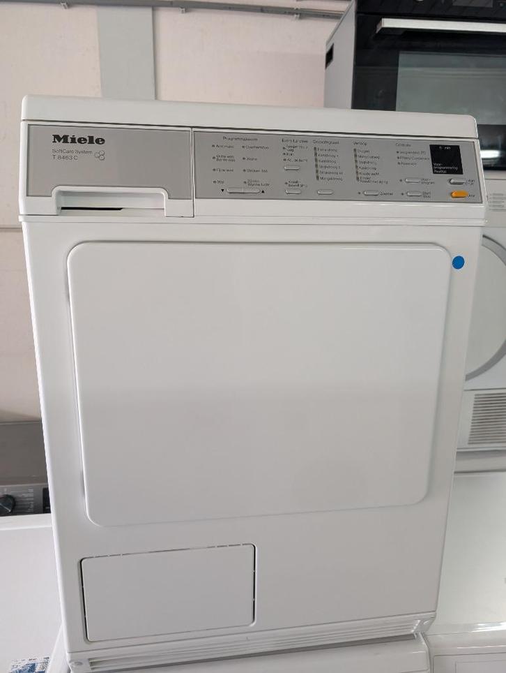 Degelijke Miele T 8463 C condensdroger, Witgoed en Apparatuur, Wasdrogers, Refurbished, Condens, 6 tot 8 kg, 85 tot 90 cm, Anti-kreukfase