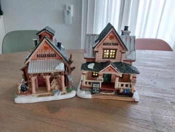 Kersthuisjes LEMAX Sugar Shack & Maple Farm  beschikbaar voor biedingen