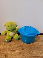 Tupperware blauwe rijstkoker 2,2 liter zgan, Ophalen of Verzenden, Zo goed als nieuw, Groen, Overige typen