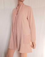 LUISA CERANO Vest , Maat 40 - 42 , WOL , CASHMERE ,ZIJDE, Verzenden, Zo goed als nieuw, Roze, Maat 42/44 (L)