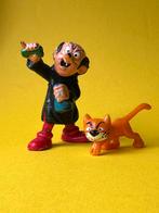 Vintage Garagamel en Azrael van Smurfen PVC Peyo Schleic, Ophalen of Verzenden, Gebruikt, Gargamel, Poppetje, Figuurtje of Knuffel