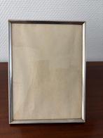 Vintage fotoloijstje Chromo metalen rand bol glas 18*24., Ophalen of Verzenden