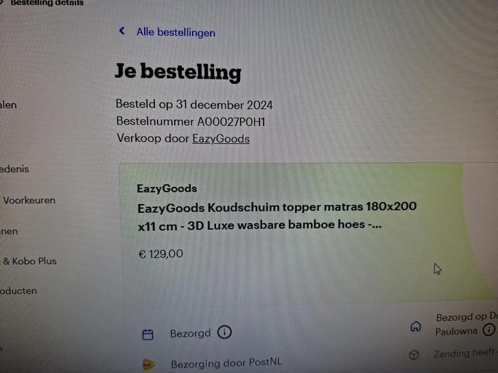 Matras Topper 180x200 Koudschuim 11cm, Huis en Inrichting, Slaapkamer | Matrassen en Bedbodems, Zo goed als nieuw, Matras, 180 cm