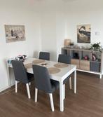 EKEDALEN Uitschuifbare Eettafel - Wit, Huis en Inrichting, Tafels | Eettafels, Ophalen, 100 tot 150 cm, 50 tot 100 cm, Zo goed als nieuw