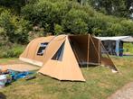Karsten 3600 tunneltent met uitgebouwde combiluifel, Caravans en Kamperen, Tenten, Ophalen, Zo goed als nieuw, Tot en met 5