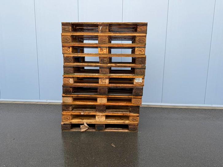 EUROPALLETS 11 stuks, Doe-het-zelf en Verbouw, Kratten en Dozen, Gebruikt, Overige typen, 100 cm of meer, Minder dan 35 cm, 60 cm of meer