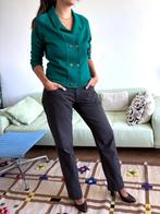 Prachtig vintage vest, intens groen, wol, maat 36/38, Ophalen of Verzenden, Zo goed als nieuw, Vintage, Maat 36 (S)