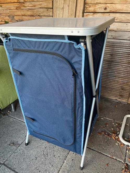 Campingkastje met 3 planken, Caravans en Kamperen, Kampeermeubelen, Gebruikt, Campingkast, Ophalen