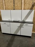 Keukenblok 180cm wit, Huis en Inrichting, Keuken | Complete keukens, Ophalen, Gebruikt, Wit, Enkelwandige keuken