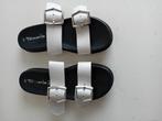 Tamaris sandalen,wit,leer maat 41, Tamaris, Wit, Zo goed als nieuw, Sandalen of Muiltjes