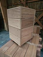 Hardhouten Bloembak, Minder dan 60 cm, Vierkant, Nieuw, 60 cm of meer