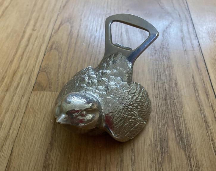BMF flesopener Sparrow - massief metaal vintage, Huis en Inrichting, Keuken | Keukenbenodigdheden, Gebruikt, Ophalen of Verzenden