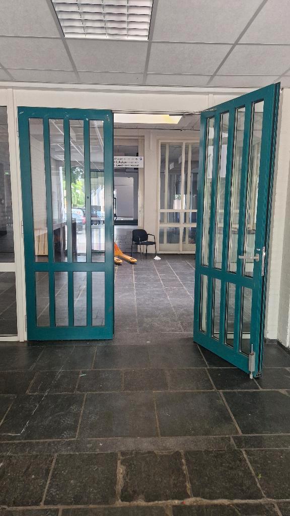 Toegangsdeuren dubbel deuren openslaande deuren ( 052 ), Doe-het-zelf en Verbouw, Deuren en Horren, Gebruikt, Binnendeur, 200 tot 215 cm