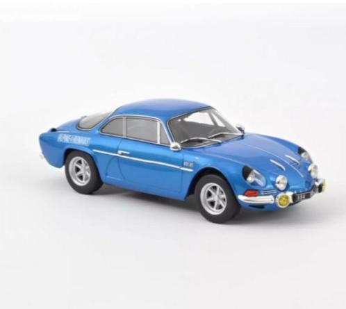 Alpine A110 1600S '72 Blauw met side logo 1:18 NOREV 185307, Hobby en Vrije tijd, Modelauto's | 1:18, Nieuw, Auto, Norev, Verzenden