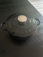 Zwarte SMEG gietijzeren gietijzeren braadpan 24 cm, Huis en Inrichting, Keuken | Potten en Pannen, Gietijzer, Ophalen of Verzenden