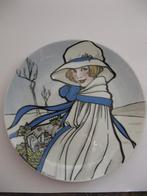 vintage Blue Band bordje Rie Cramer izgs, Ophalen of Verzenden, Nieuw, Porselein, Bord of Schaal