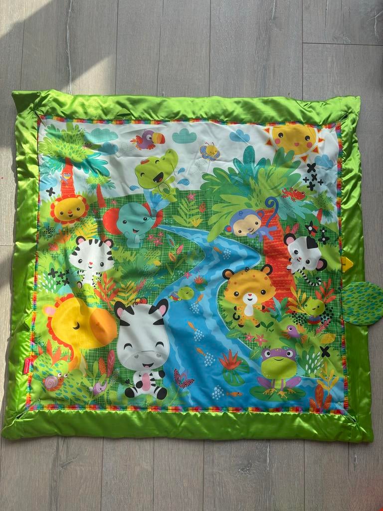 Fisher-Price Jungle Speelkleed met Mobiel - z.g.a.n., Ophalen of Verzenden, Zo goed als nieuw