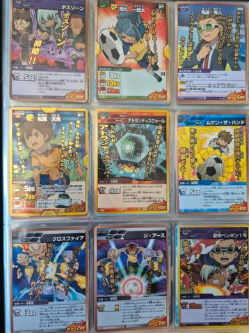 Inazuma eleven GO gouden trading kaarten beschikbaar voor biedingen