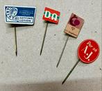 Oude speldjes winkeliers Heerde, Verzamelen, Speldjes, Pins en Buttons, Ophalen of Verzenden, Merk, Speldje of Pin