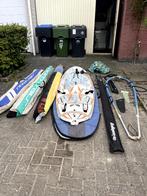 Zeer complete surfset obv F2 airpipes, Watersport en Boten, Ophalen, Met draagtas, Minder dan 250 cm, Plank