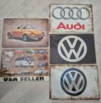 Metalen bord Audi.vw Beetle.VW usa seller, Ophalen of Verzenden, Nieuw, Auto's