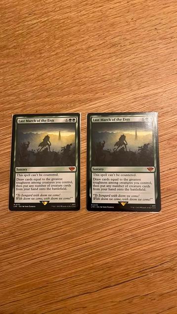 Mtg lotr last march of the ents beschikbaar voor biedingen