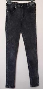 Zara Girls super gave zwart/grijze skinny jeans mt. 140, Broek, Meisje, Ophalen of Verzenden, Zo goed als nieuw