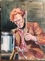 schilderij van Ginger Baker (oa Cream), Antiek en Kunst, Kunst | Schilderijen | Modern, Ophalen