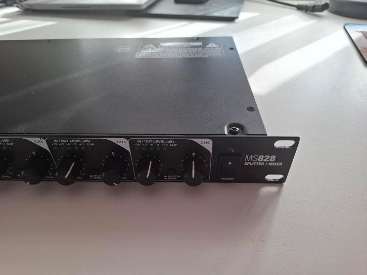 LD MS828 Splitter mixer, Muziek en Instrumenten, Mengpanelen, Gebruikt, 5 tot 10 kanalen, Ophalen of Verzenden