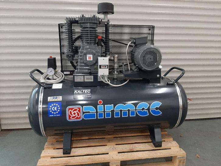 5,5kW zuigercompressor AIRMEC Nieuw, Doe-het-zelf en Verbouw, Compressors, Nieuw, 6 tot 10 bar, 100 liter of meer, Ophalen