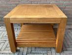 Bijzet tafeltje 60x60x45cm, Huis en Inrichting, Tafels | Bijzettafels, Gebruikt, Vierkant, 55 tot 75 cm, Hout