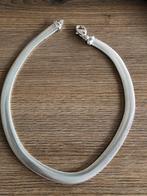 Prachtige zilveren ketting collier, Ophalen of Verzenden, Zo goed als nieuw