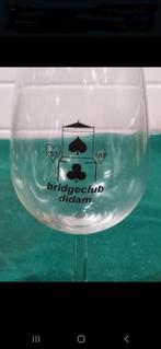 wijnglazen bridgeclub didam 2 stuks, Ophalen of Verzenden, 'T Olde Gre-j, Info@toldegrej.nl, Endepoelstraat 20f Didam