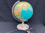 Oude wereldbol met verlichting uit Denemarken ; Scanglobe, Ophalen of Verzenden, Verlicht, Gebruikt