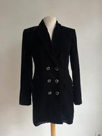 zara blazer half lang maat m zwart fluweel, Kleding | Dames, Maat 38/40 (M), Verzenden, Zo goed als nieuw, Jasje