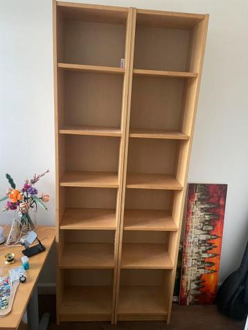 2 x Ikea BILLY boekenkast - afbeelding 1