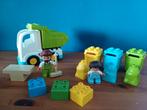 Duplo lego Vuilniswagen recycle truck Nieuwstaat 10945 compl, Ophalen of Verzenden, Zo goed als nieuw, Duplo