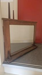 Vintage houten spiegel, Ophalen, Gebruikt, 75 tot 100 cm, Minder dan 100 cm