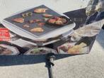 steengril/raclette set  8 persoons, Ophalen of Verzenden, Zo goed als nieuw, 8 personen of meer