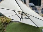 Parasol met muurbeugel te koop!, Tuin en Terras, Parasols, Ophalen, Gebruikt, Zweefparasol