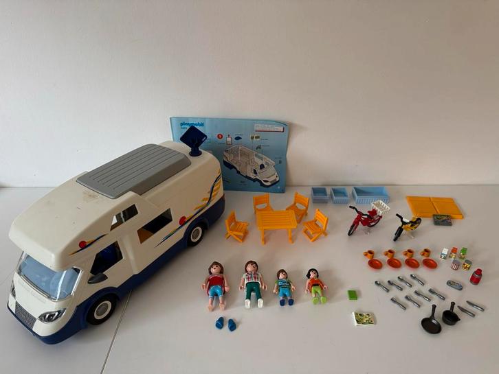 Playmobil 4859 Familie kampeerwagen / Camper, Kinderen en Baby's, Speelgoed | Playmobil, Zo goed als nieuw, Complete set, Ophalen of Verzenden